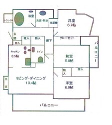 グローリオ浦和常盤公園の物件間取画像